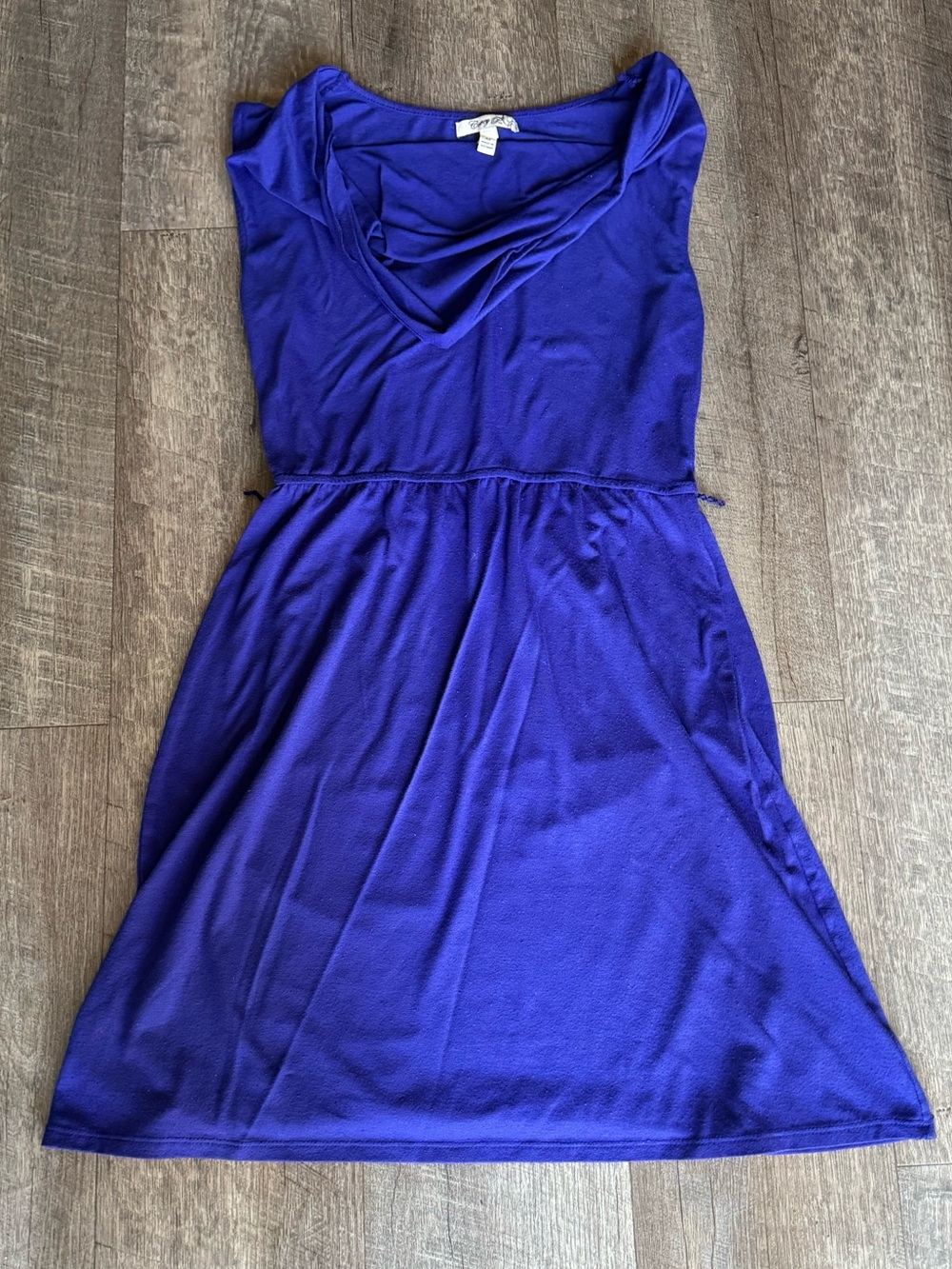 Corey P. Royal Purple Sleeveless A-Line Dress Women’s Medium Cowl Neck